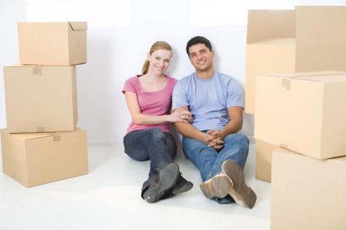 Packing and loading furniture for an Islington move