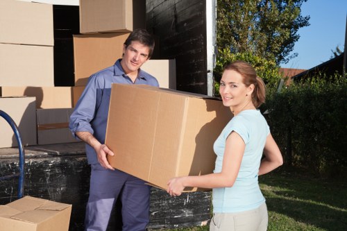 Commercial furniture removals in Islington for office desks and chairs