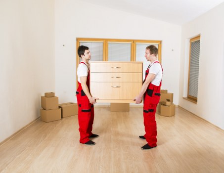 Local removal team handling student move access challenges in Islington